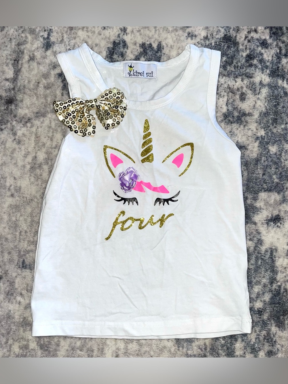 Kirei Sui “four” tank top size 4T